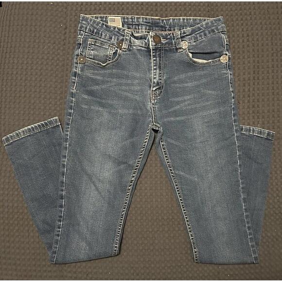 True Religion Billy Super Big T Jeans Made in USA Blue Denim Green Tag Men’s 32